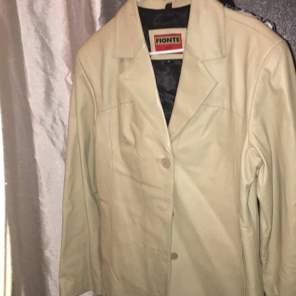 100% Leather Coat